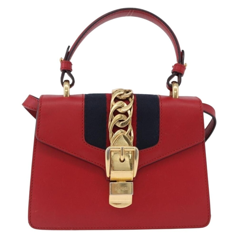 Gucci Sylvie Belt Leather